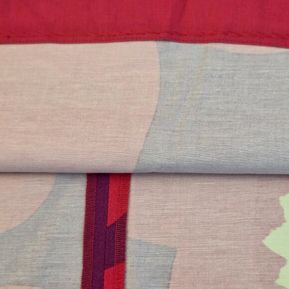 Marimekko Women Dress Silk Unikko Pattern Sleeveless Multicolor Back Zip Size 34 - Picture 11 of 16